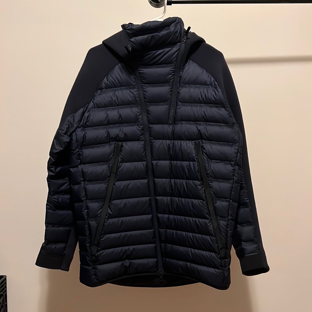 Nike Tech Down Jacket - Navy Blue / Navy Blue - Mens Medium